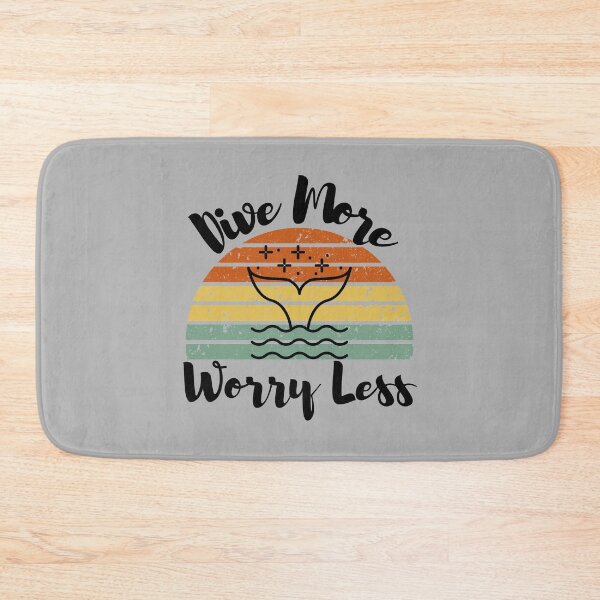 Item preview, Dive More Worry Less designed and sold by StudioAquaLumos.
