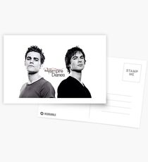 The vampire diaries Salvatore Brothers Postcards