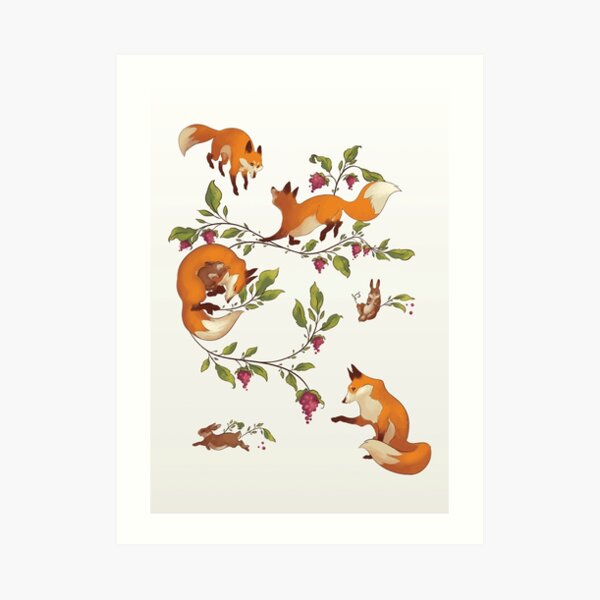 The Fox - and other tales Art Print