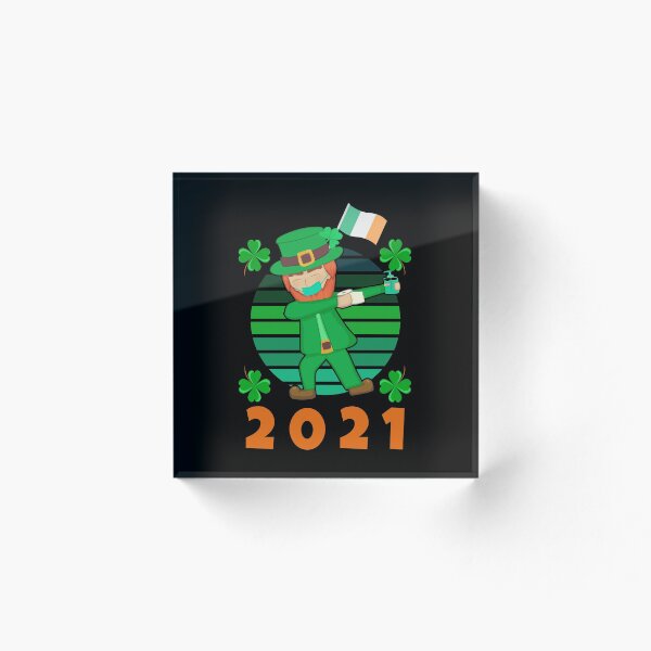 Item preview, Día de San Patricio Dabbing Leprechaun 2021 designed and sold by gthylla.
