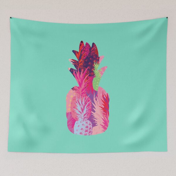 Aperçu de l'œuvre conception colorée d'ananas créée et vendue par pineappledizajn.