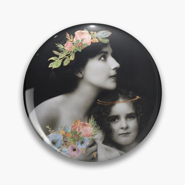 Item preview, Hazelwood Vintage Photo Modernized, Girl With Flowers designed and sold by cheriecho.
