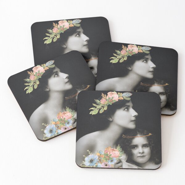Item preview, Hazelwood Vintage Photo Modernized, Girl With Flowers designed and sold by cheriecho.