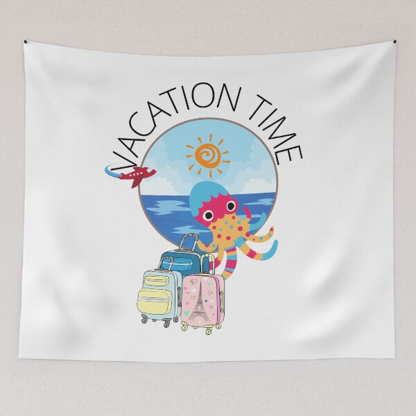 Item preview, Octopus Vacation Time designed and sold by Jeanettcha.