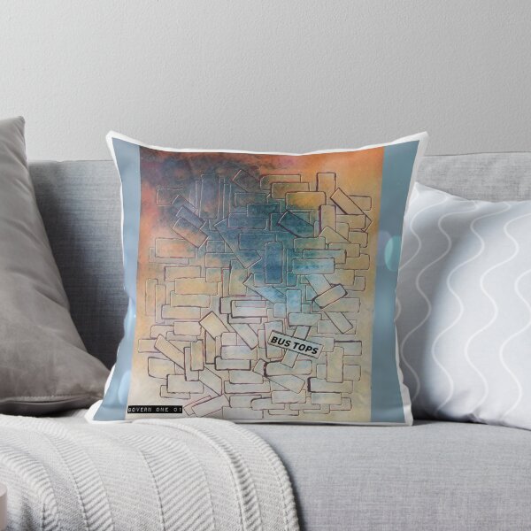 GovernOne01 "Bus Tops" Throw Pillow