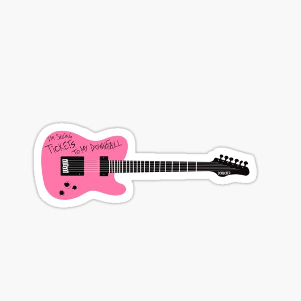 Guitarra MGK Pegatina