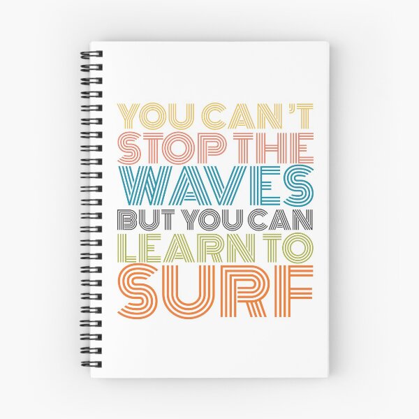 Item preview, You can’t stop the waves poster designed and sold by SurfolioPrints.