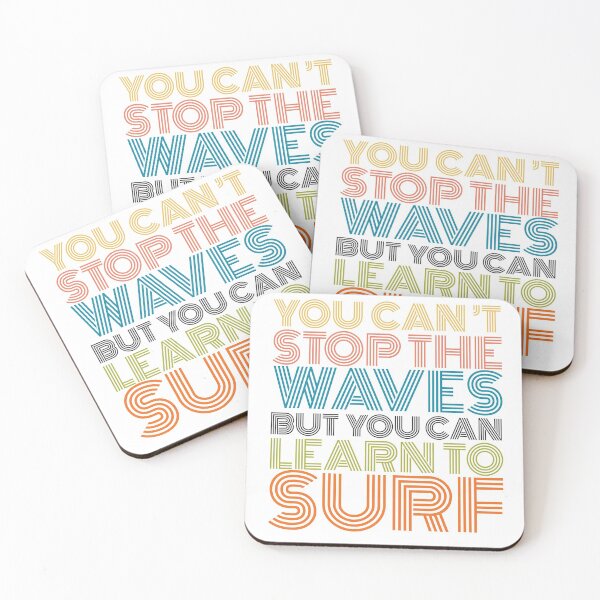Item preview, You can’t stop the waves poster designed and sold by SurfolioPrints.