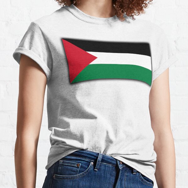 Palestine. Palestinian Flag. Flag of Palestine. Gaza, Middle East. Classic T-Shirt