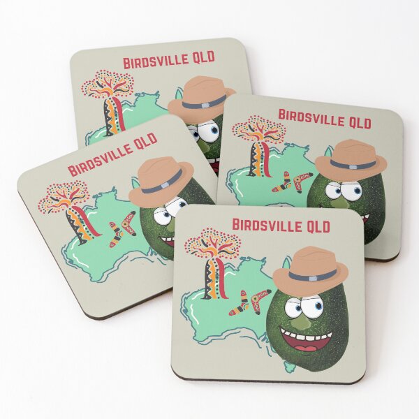 Item preview,   Scared Angry Avocado Travel Around The World -  Birdsville QLD - Vegan Vegetarian Funny  designed and sold by ezele.