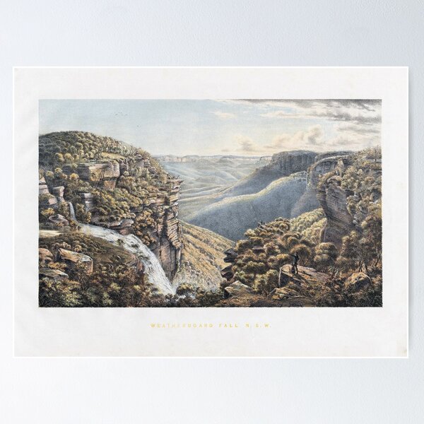 Item preview, Weatherboard Falls by Eugene von Guerard designed and sold by redoARTstore.