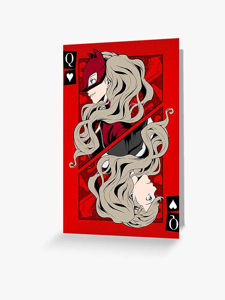 Persona 5 Panther Card Greeting Card By Koscs Redbubble