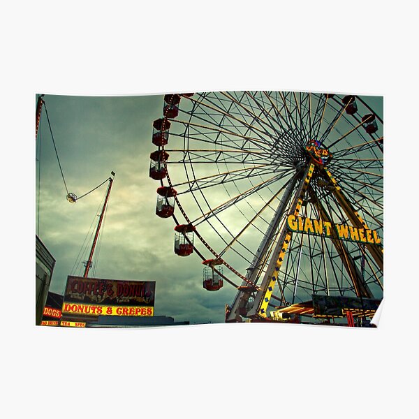 Donuts and Crepes - The Hoppings, Newcastle Poster