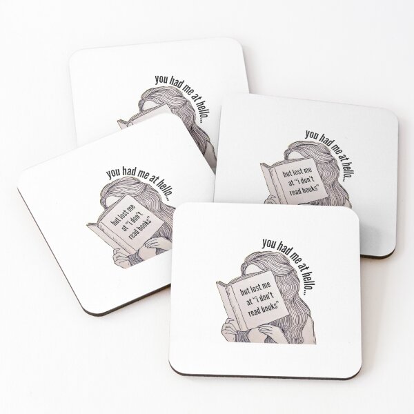 Item preview, you had me at "hello" but lost me at "i dont read books" designed and sold by Newarre.
