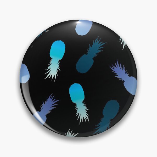 Item preview, pineapple  blue seamless pattern designed and sold by pineappledizajn.