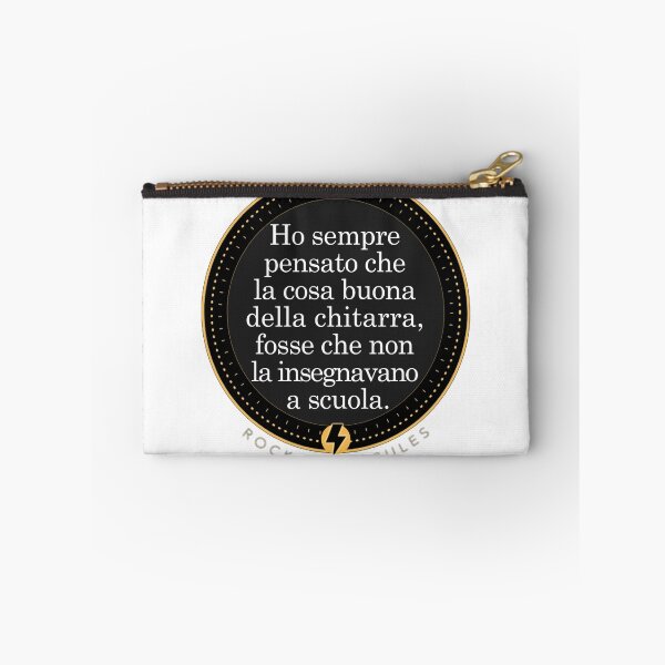 Item preview, Ho sempre pensato che la cosa buona della chitarra, fosse che non la insegnavano a scuola designed and sold by RockRebelRules.
