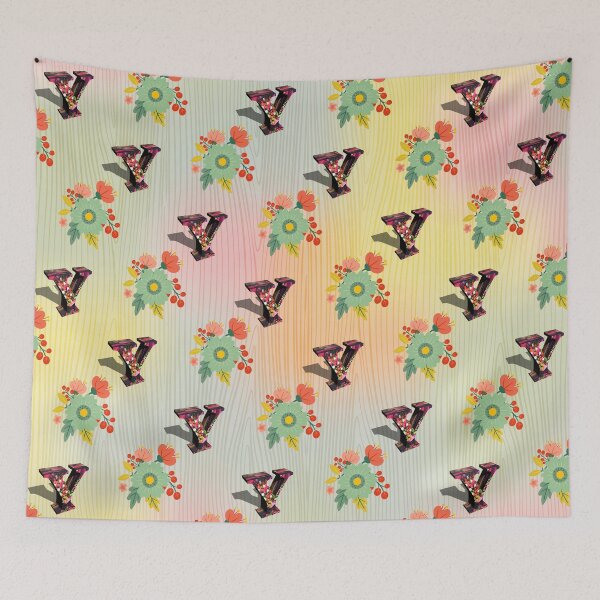 Item preview,  Floral Letter Y designed and sold by MoSaid.