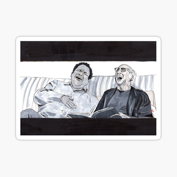Aperçu de l'œuvre Limitez votre enthousiasme, Larry David et Jeff Garlin créée et vendue par VSaroli.