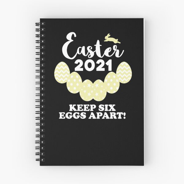 Item preview, Yellow Easter 2021 6 Eggs Apart Quarantine 6ft feet parody designed and sold by RainbowPandas.