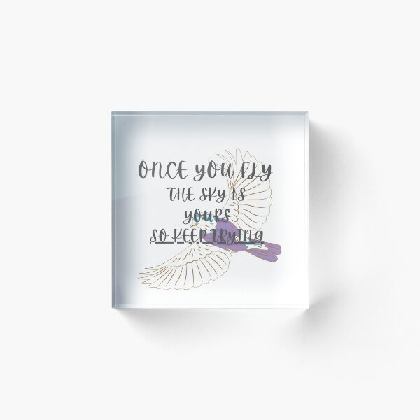 Item preview, ONCE YOU FLY designed and sold by ZILVAS.