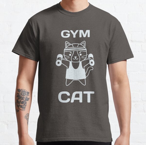 Chunky Cat Exercise Yoga T-shirt