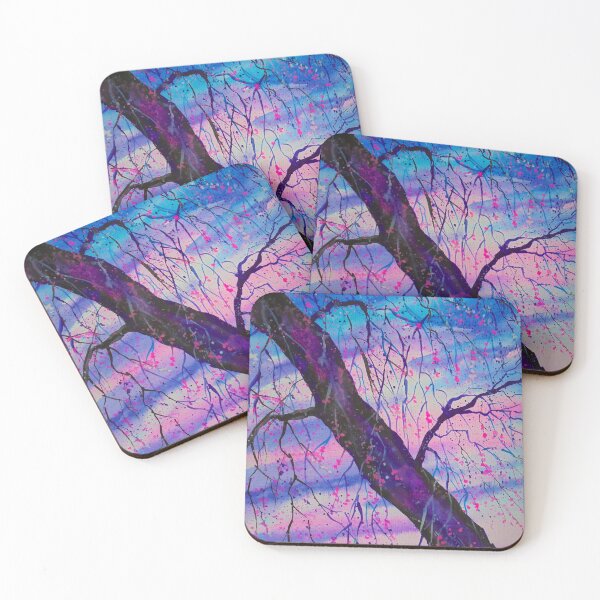 Item preview, Evening tree 02 hand drawn watercolour artwork  designed and sold by NinaJayasinghe.
