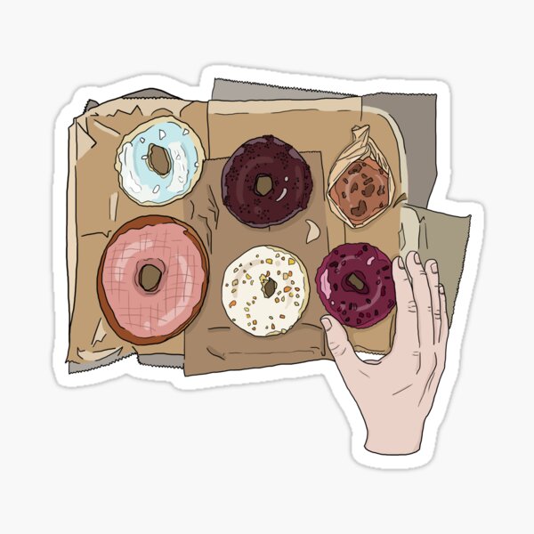 Donuts Sticker