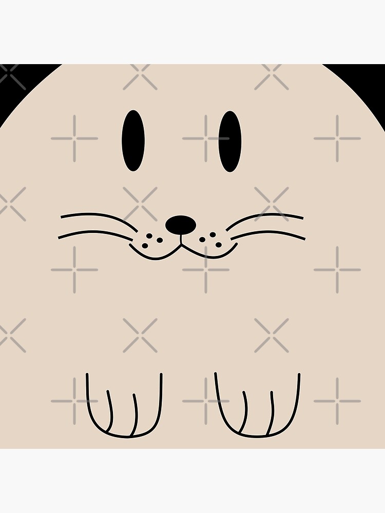 Thumbnail 2 of 2, Tote Bag, Cute cuddly kitten - beige designed and sold by reIntegration.