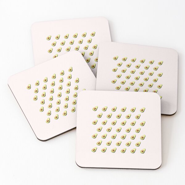 Item preview, aesthetic avocados on baby pink designed and sold by MNCO.