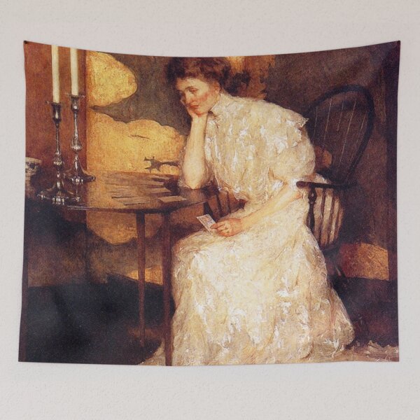 Artikelvorschau, Solitaire spielen von Frank Weston Benson - Vintage Art entworfen und verkauft von RickE.