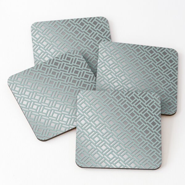 Item preview, Silver 3D Geometric Pattern designed and sold by Diana377.