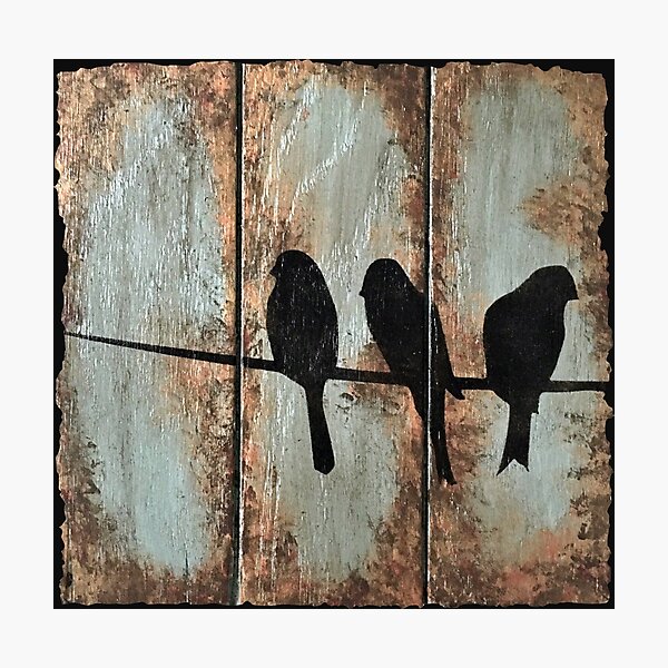 Item preview, Three Little Birds on a Branch designed and sold by JoBella-Designs.