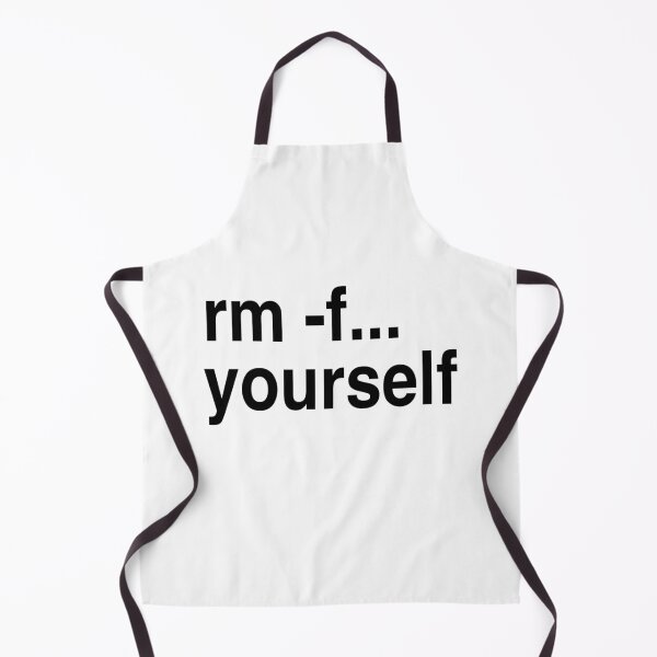 Item preview, Linux Command rm -f Funny Black Version designed and sold by curledup-cat.
