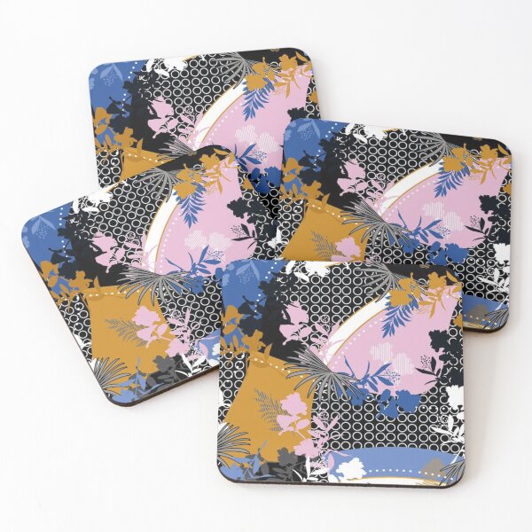 Item preview, Modern Silhouette Floral Geometric Style Pattern designed and sold by bestoffers.
