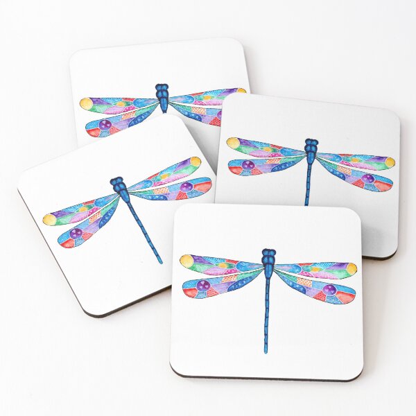 Item preview, patchwork dragonfly-watercolor designed and sold by SukoB34.