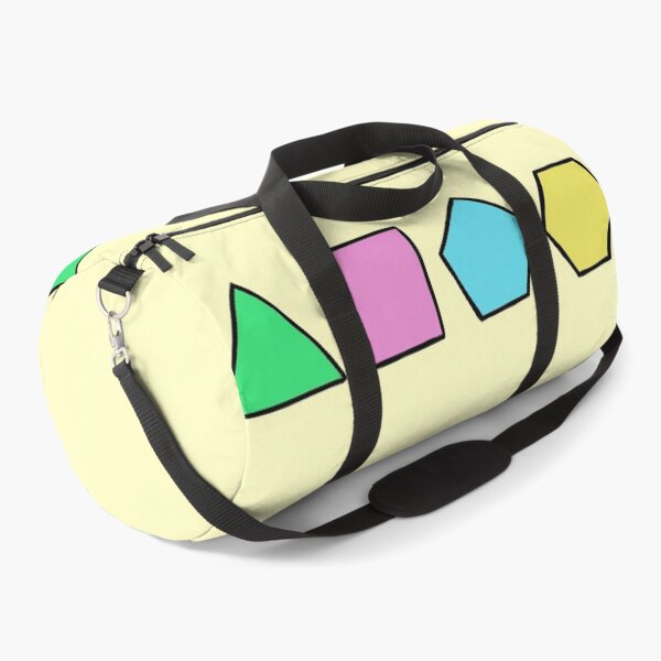 Item preview, Bright multi-colour shapes (yellow) designed and sold by Attenborough_Fan.