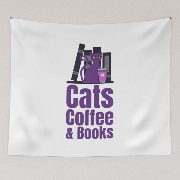 Item preview, Gatos Café y Libros designed and sold by hectorgool.
