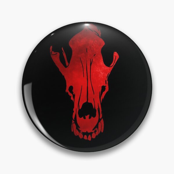 Item preview, Wolf Skull (Red) designed and sold by geoceltic.