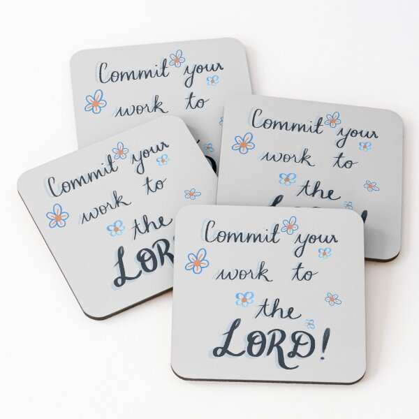 Item preview, Commit your work to the Lord designed and sold by Eve :).