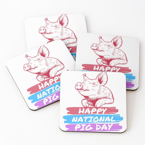 Item preview, Happy National Pig Day designed and sold by Sarcásmica Neti.