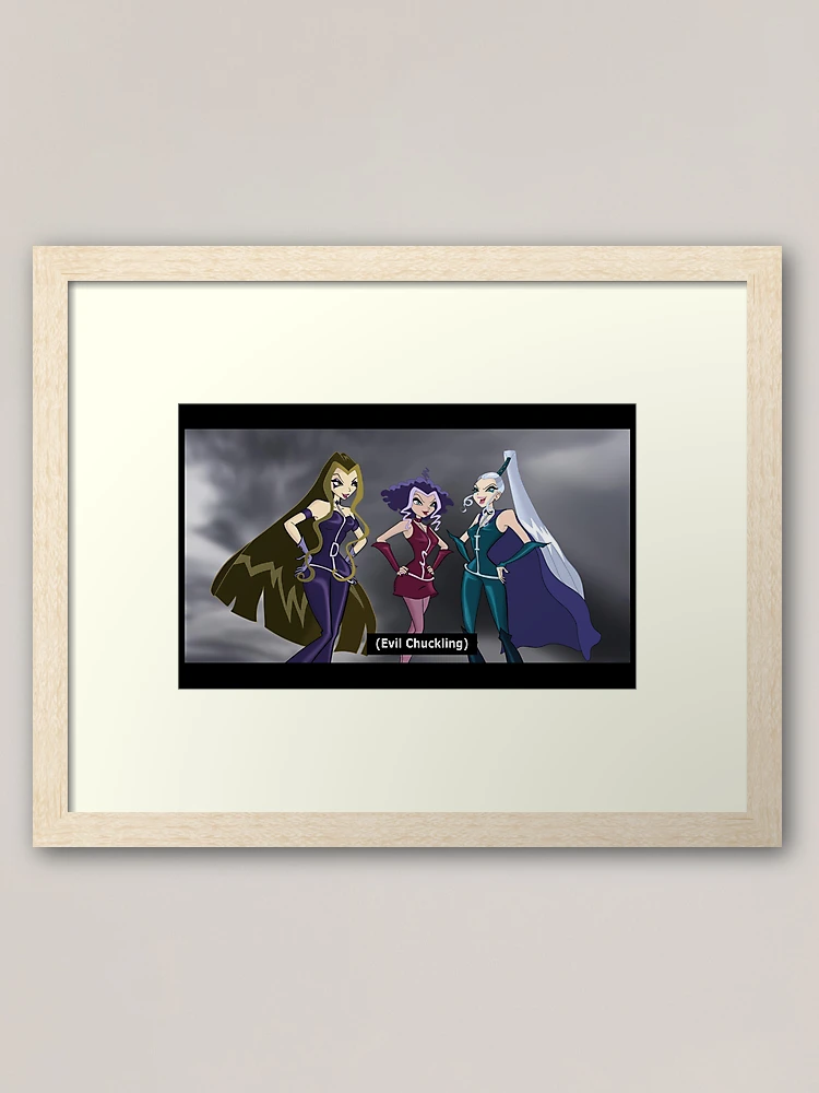 The Trix - Winx Club - Evil Chuckling Art Print for Sale by Matildaaa