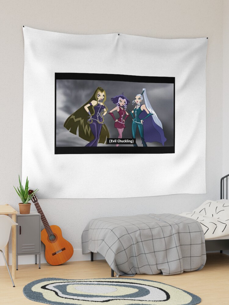 The Trix - Winx Club - Evil Chuckling Tapestry for Sale by Matildaaa