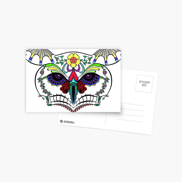 hiboux muerte mexicaine Carte postale