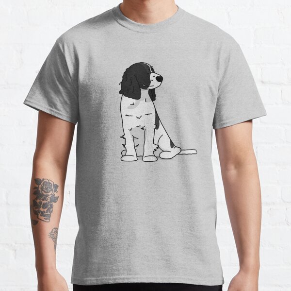 Black and white cocker spaniel Classic T-Shirt