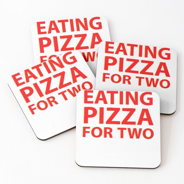 Item preview, Eating Pizza For Two Funny Humor T-Shirt designed and sold by GilesTs.