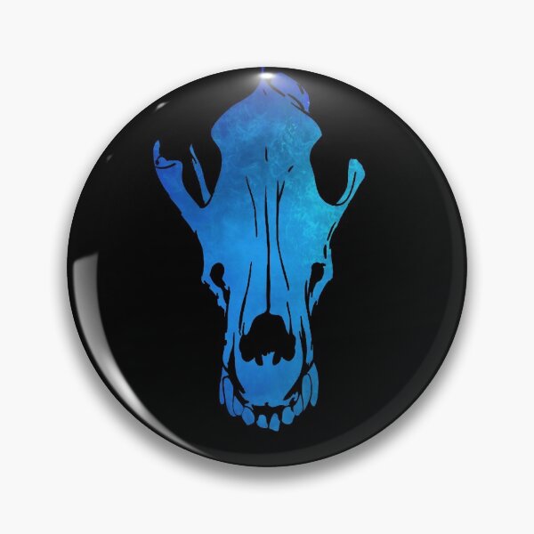 Item preview, Wolf Skull (Blue) designed and sold by geoceltic.