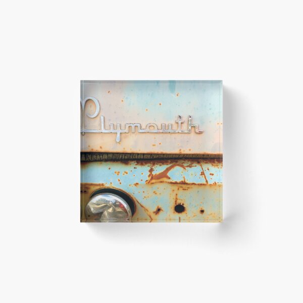 PLYMOUTH Acrylic Block
