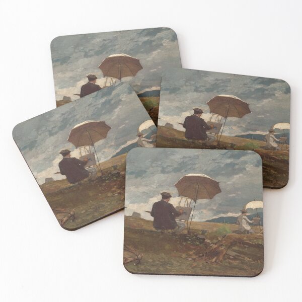 Item preview, Artists Sketching in the White Mountains - Winslow Homer - Vintage Art designed and sold by RickE.