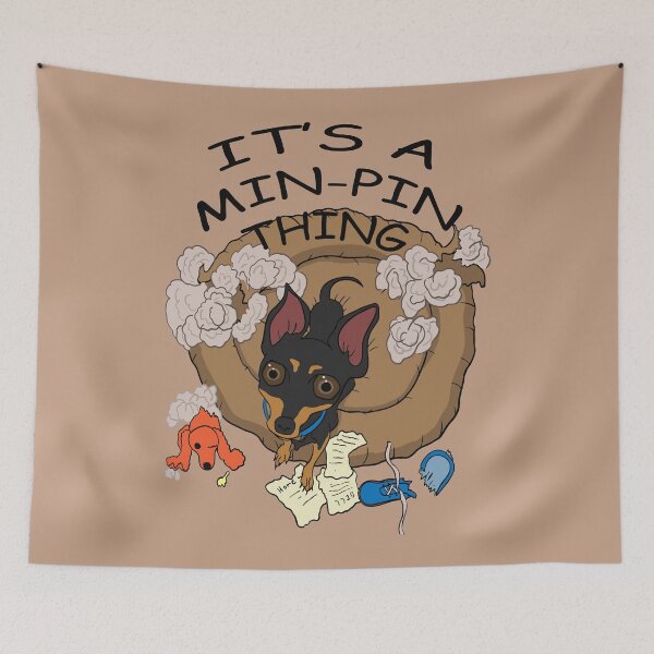 Item preview, It's a Min-Pin Thing designed and sold by Greenbogle.