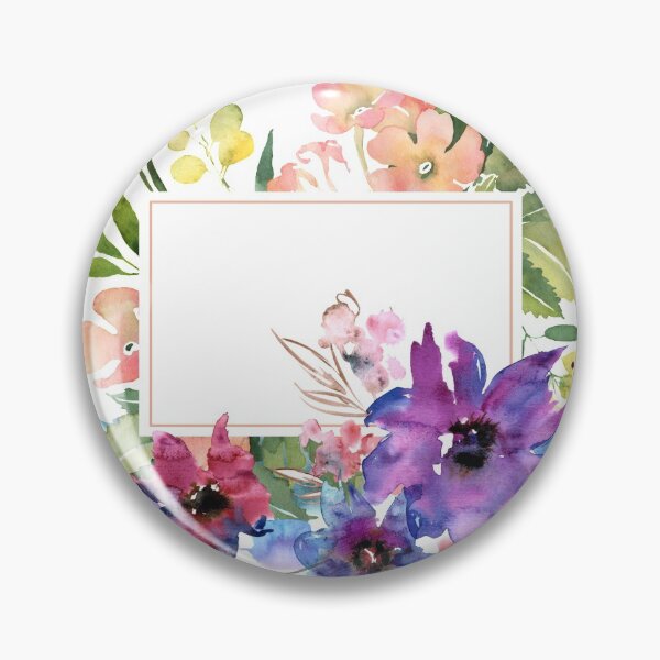 Item preview, floral tag designed and sold by maanidesign.